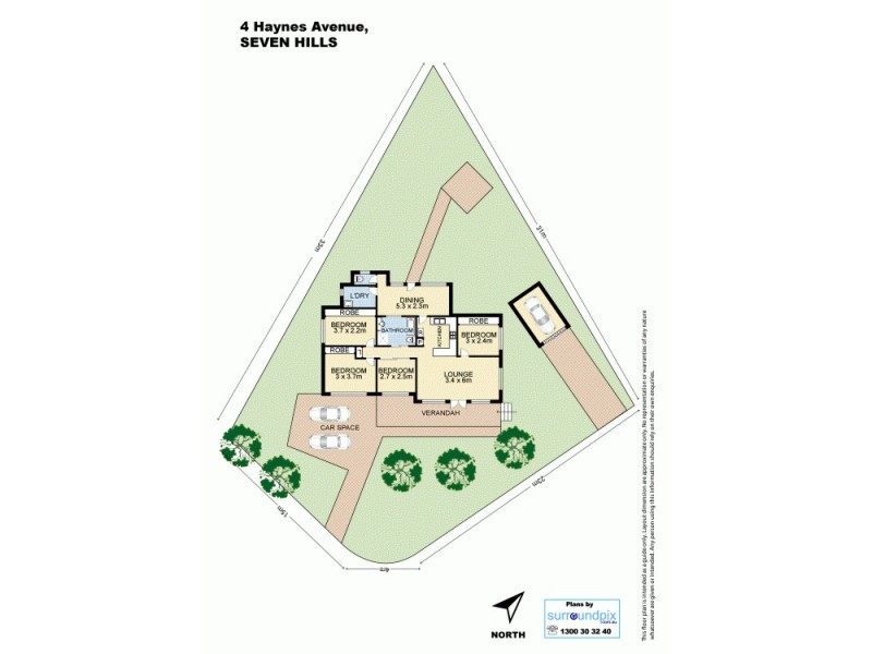 4 Haynes Avenue, Seven Hills NSW 2147 Floorplan