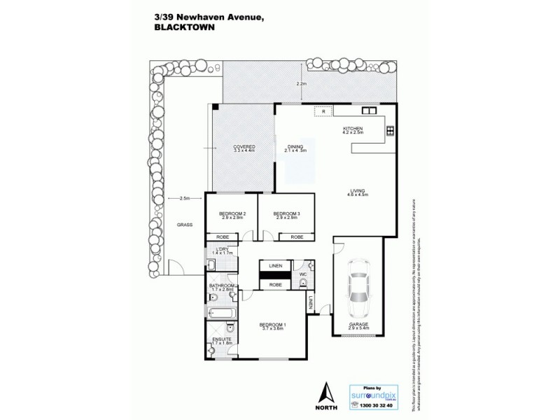 3/39 Newhaven Avenue, Blacktown NSW 2148 Floorplan