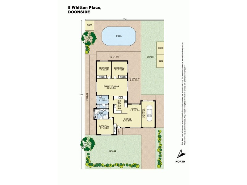 8 Whitton Place, Doonside NSW 2767 Floorplan