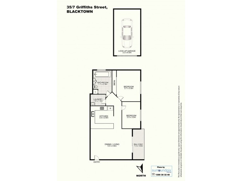 35/7 Griffiths Street, Blacktown NSW 2148 Floorplan