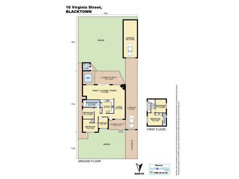 16 Virginia Street, Blacktown NSW 2148 Floorplan