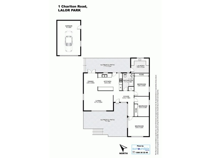 1 Charlton Road, Lalor Park NSW 2147 Floorplan