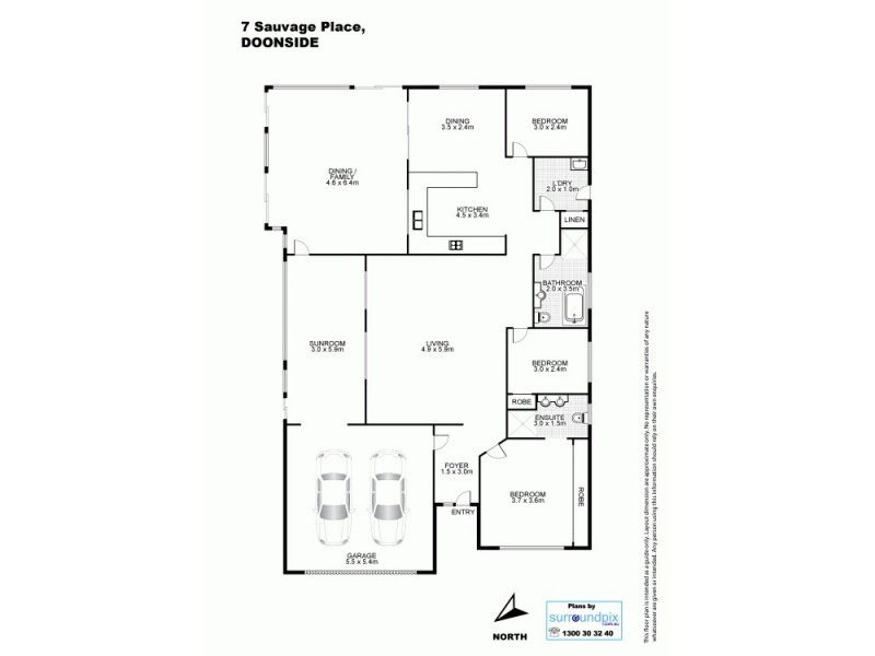 7 Sauvage Place, Doonside NSW 2767 Floorplan