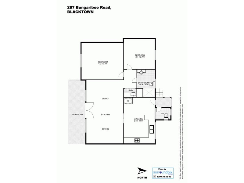 287 Bungarribee Road, Blacktown NSW 2148 Floorplan