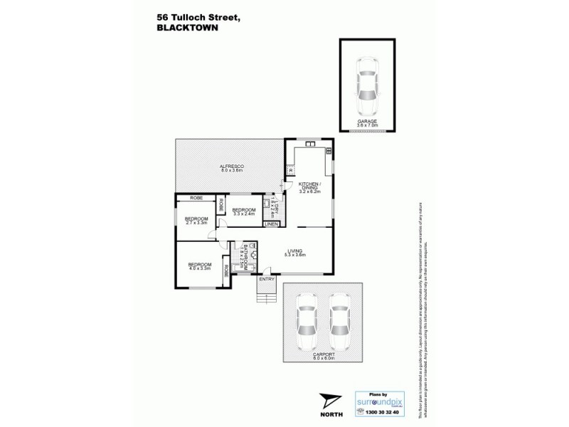 56 Tulloch Street, Blacktown NSW 2148 Floorplan