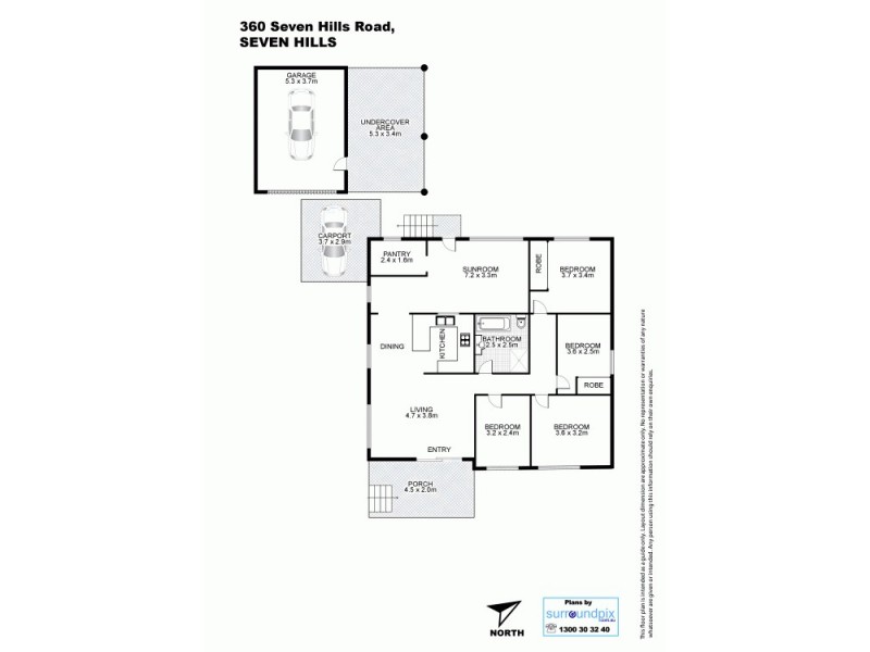 360 Seven Hills Road, Seven Hills NSW 2147 Floorplan