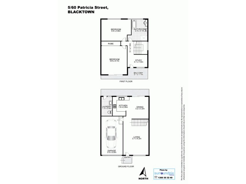 5/60 Patricia Street, Blacktown NSW 2148 Floorplan