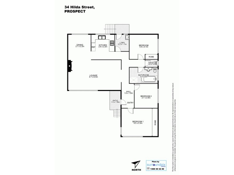 34 Hilda Street, Prospect NSW 2148 Floorplan