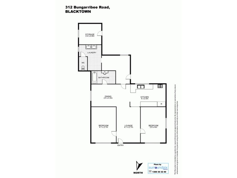 312 Bungarribee Road, Blacktown NSW 2148 Floorplan