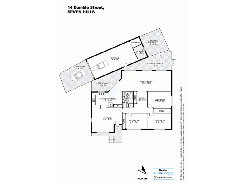 14 Dumble Street, Seven Hills NSW 2147 Floorplan