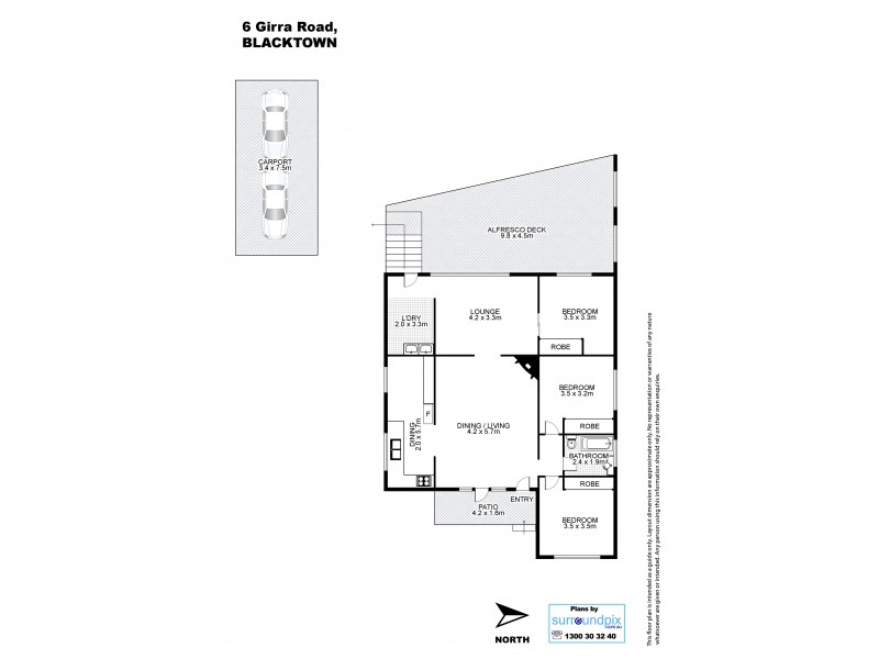 6 Girra Road, Blacktown NSW 2148 Floorplan