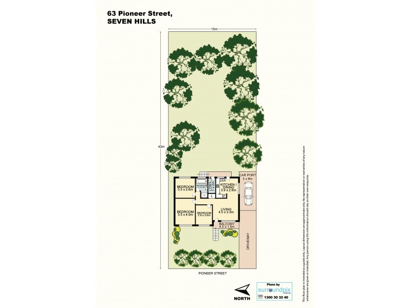 63 Pioneer Street, Seven Hills NSW 2147 Floorplan