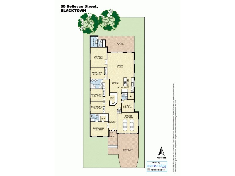 60 Bellevue Street, Blacktown NSW 2148 Floorplan