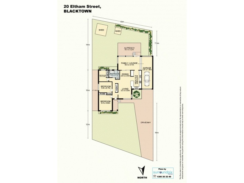 20 Eltham Street, Blacktown NSW 2148 Floorplan