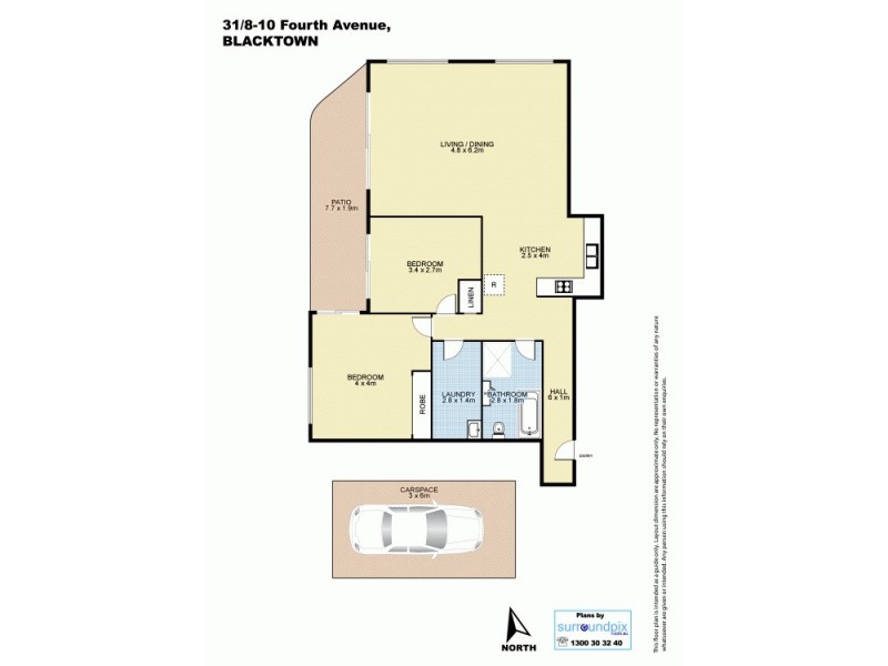 31/8-10 Fourth Avenue, Blacktown NSW 2148 Floorplan