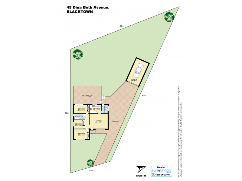 45 Dina Beth Avenue, Blacktown NSW 2148 Floorplan