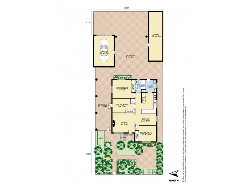 135 Woodville Road, Chester Hill NSW 2162 Floorplan