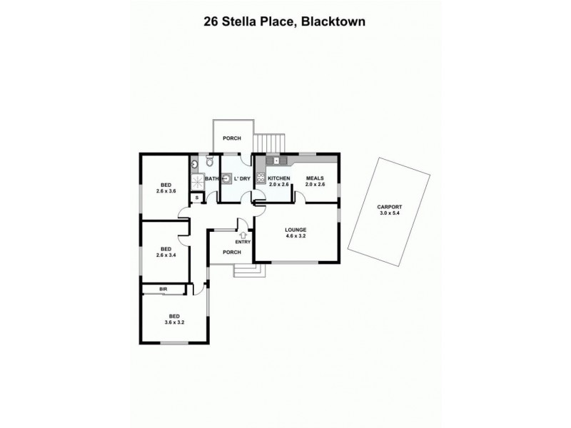 26 Stella Place, Blacktown NSW 2148 Floorplan