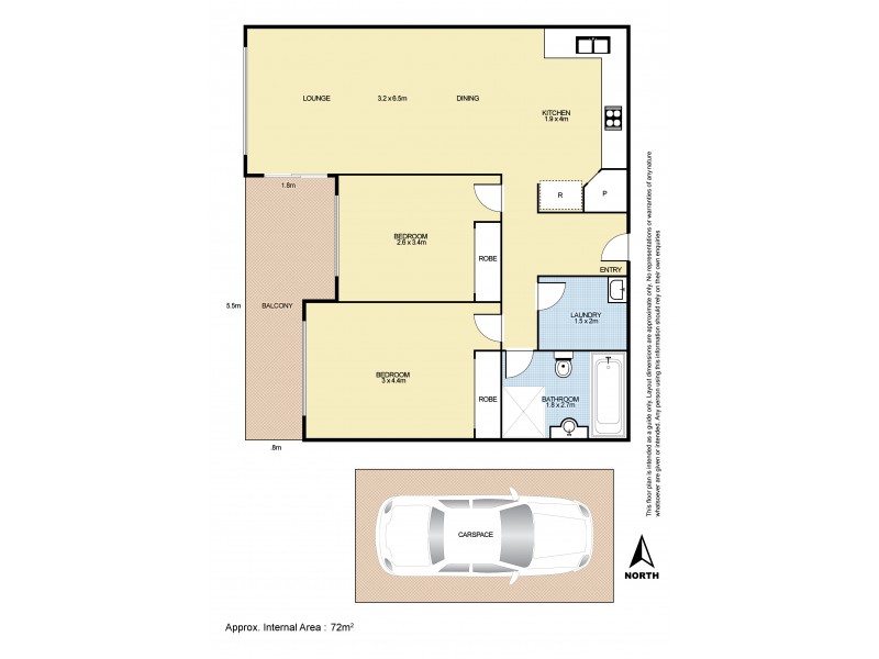 2/78 Barbara Boulevarde, Seven Hills NSW 2147 Floorplan