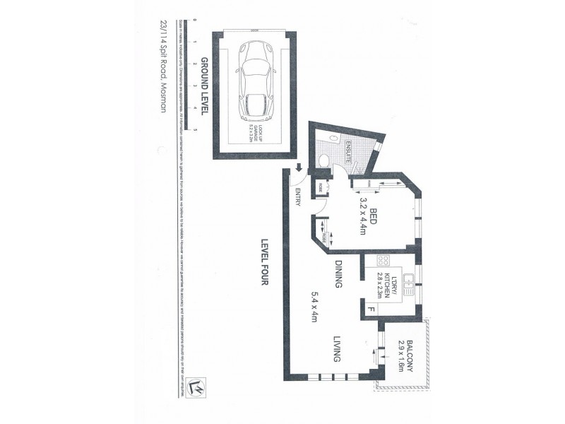 23/114 Spit Road, Mosman NSW 2088 Floorplan