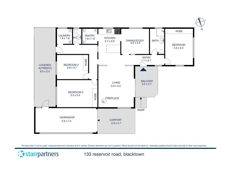 133 Reservoir Road, Blacktown NSW 2148 Floorplan