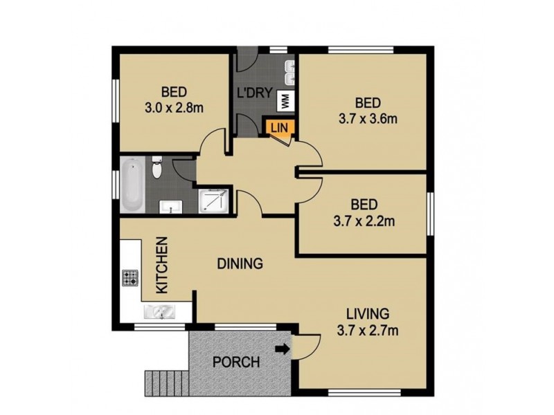 91 Kastelan Street, Blacktown NSW 2148 Floorplan