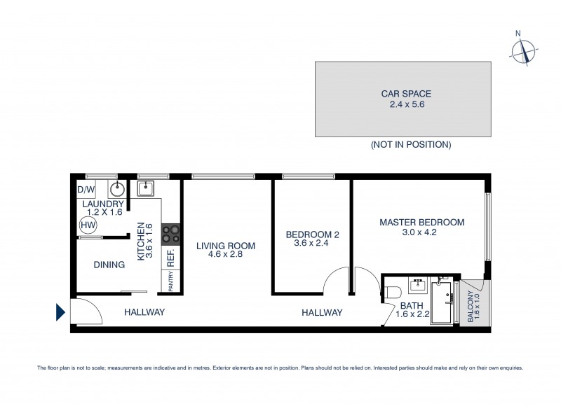 1/34 Treves Street, Merrylands NSW 2160 Floorplan