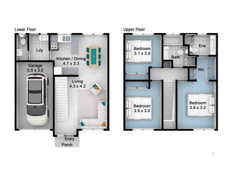 2/10 Filey Street, Blacktown NSW 2148 Floorplan