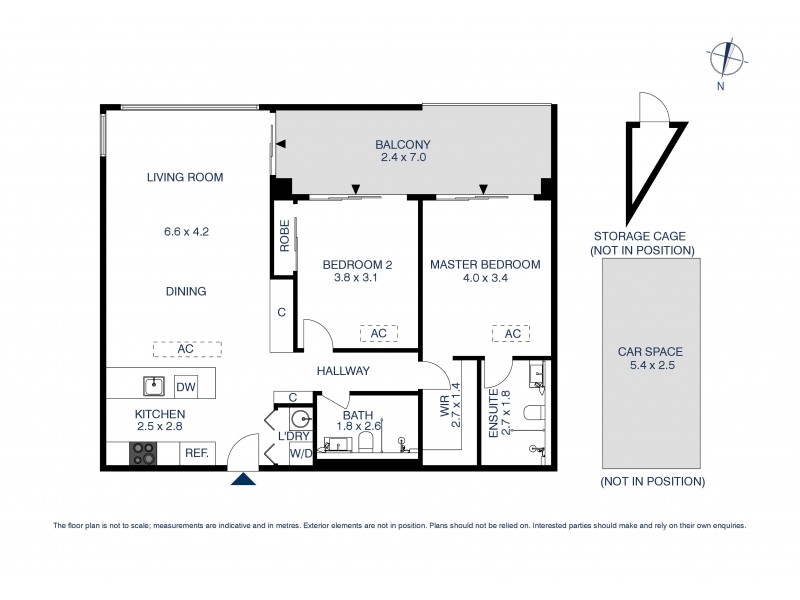 604/8 Roland Street, Rouse Hill NSW 2155 Floorplan