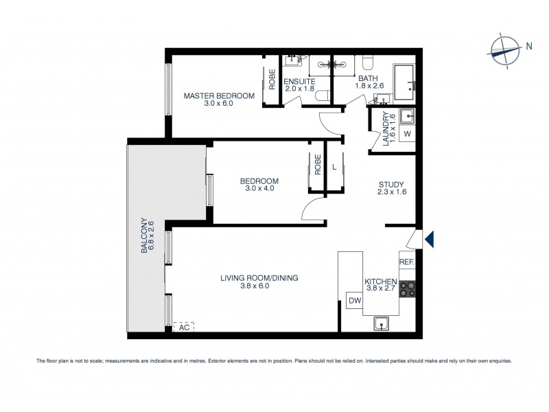 203B/8 Myrtle Street, Prospect NSW 2148 Floorplan