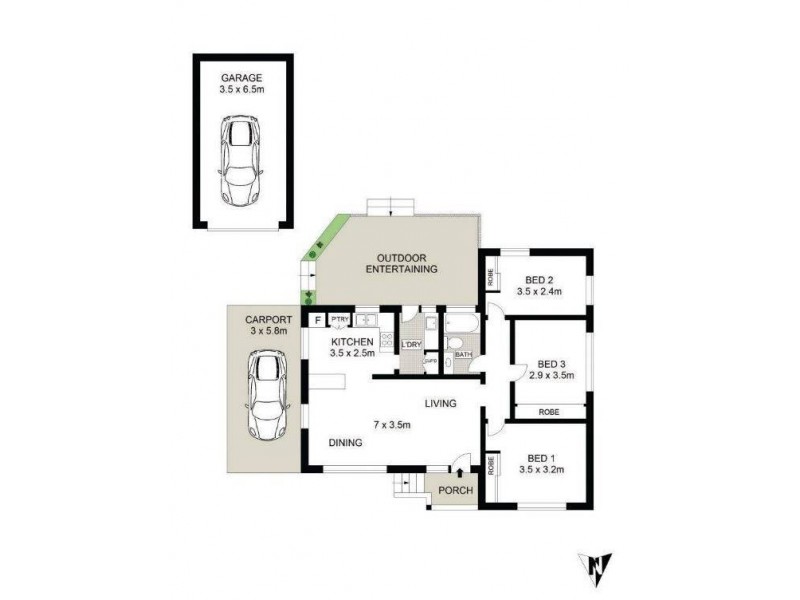 16 Oxley Street, Lalor Park NSW 2147 Floorplan