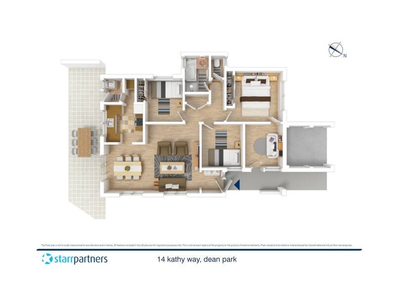 14 Kathy Way, Dean Park NSW 2761 Floorplan