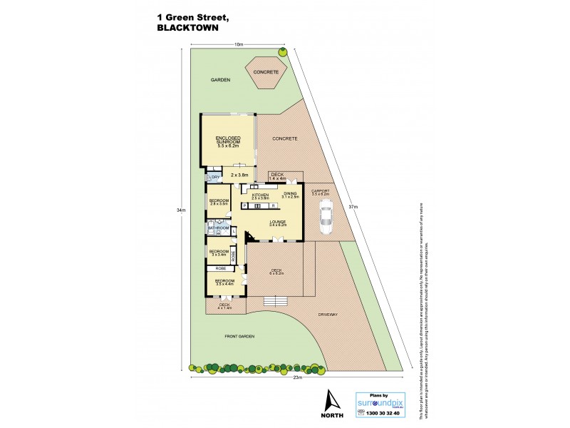 1 Green Street, Blacktown NSW 2148 Floorplan