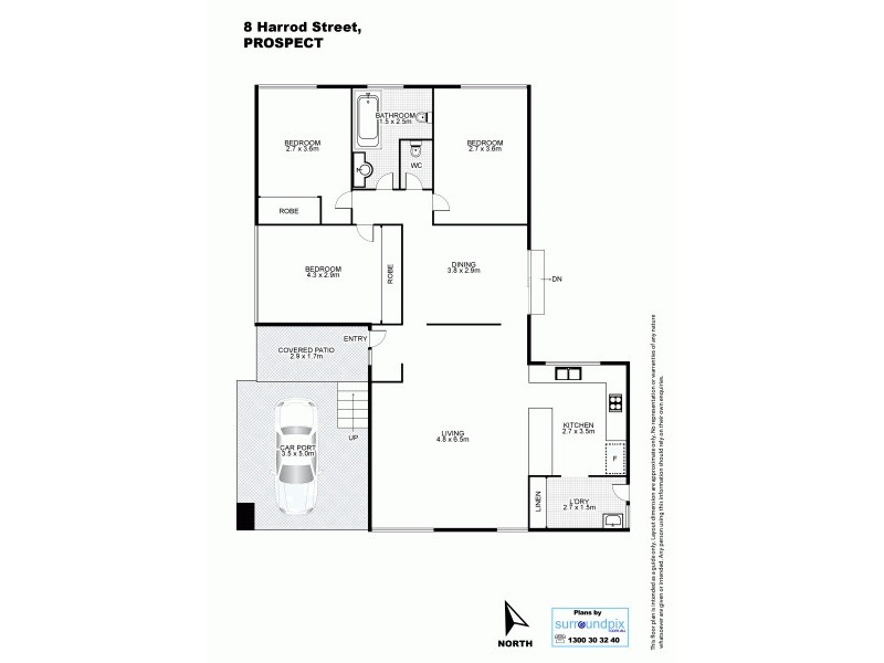 8 Harrod Street, Prospect NSW 2148 Floorplan
