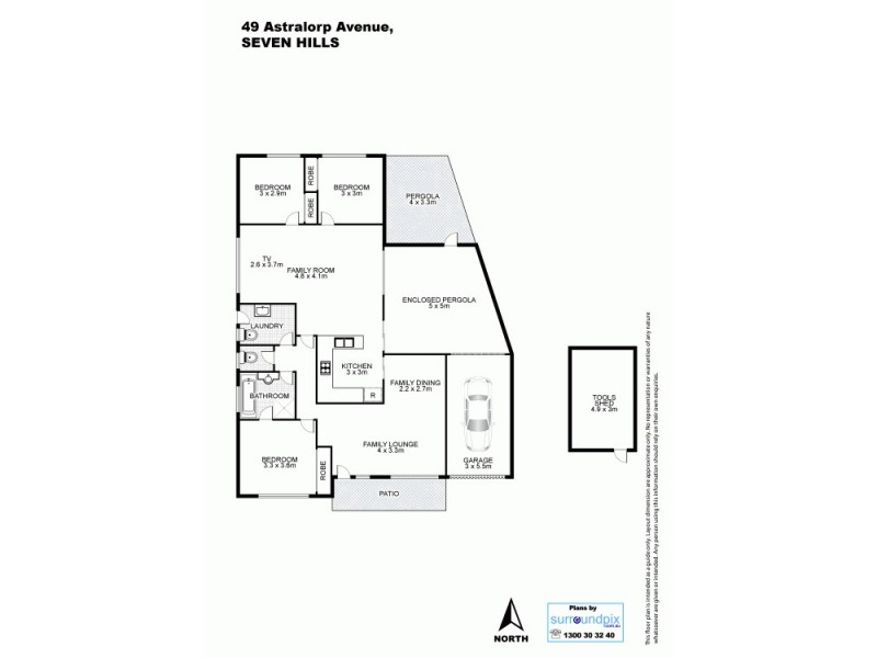 49 Australorp Avenue, Seven Hills NSW 2147 Floorplan