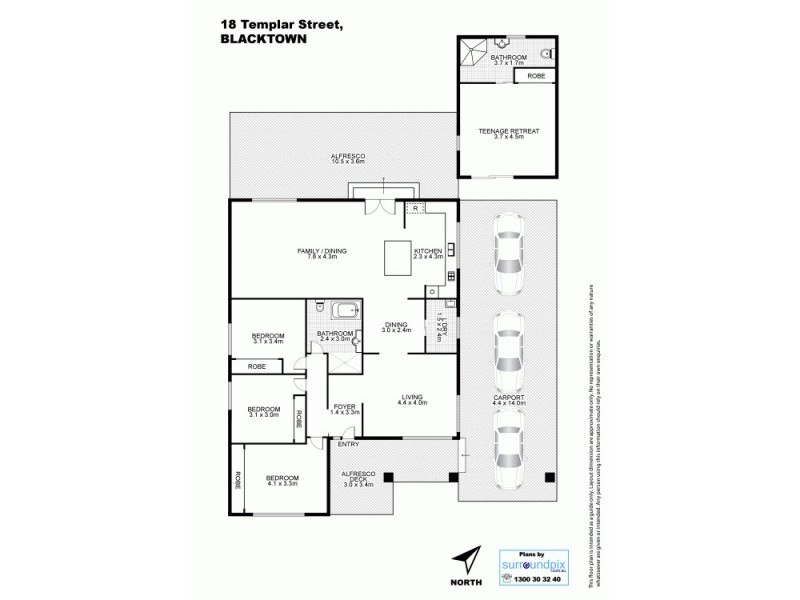 18 Templar Street, Blacktown NSW 2148 Floorplan
