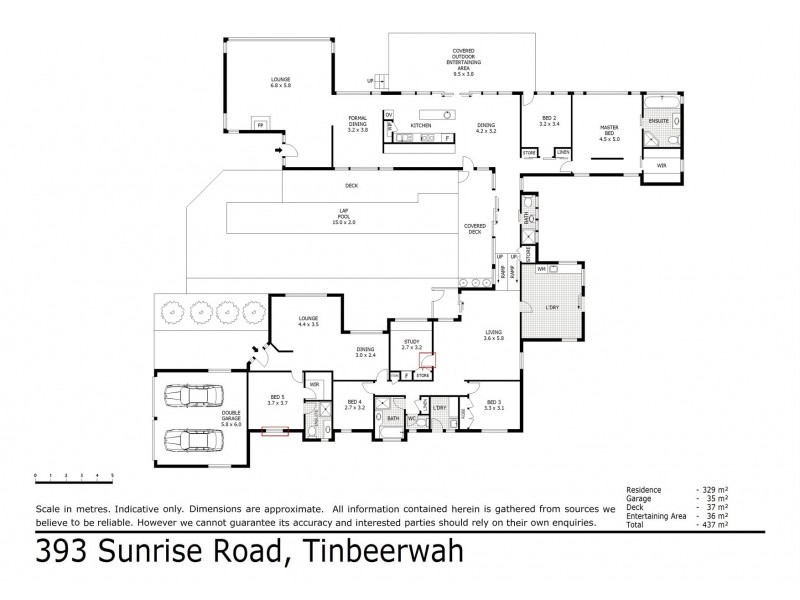 393 Sunrise Road, Tinbeerwah QLD 4563 Floorplan