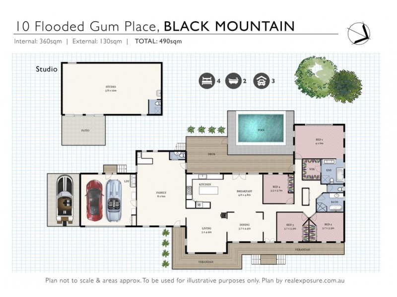 10 Flooded Gum Place, Black Mountain QLD 4563 Floorplan