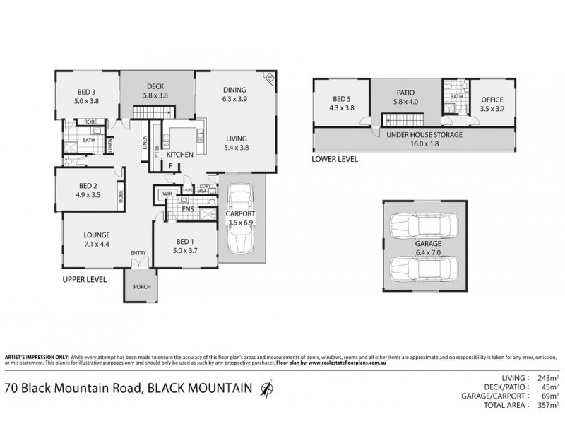 70 Black Mountain Road, Black Mountain QLD 4563 Floorplan