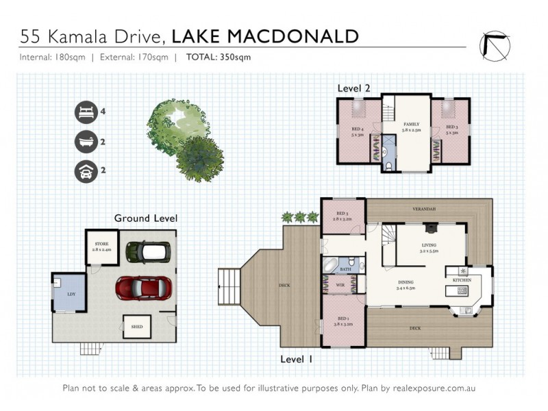 55 Kamala Drive, Lake Macdonald QLD 4563 Floorplan