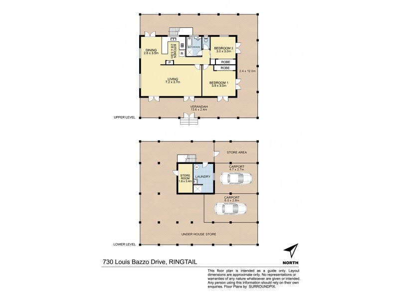 730 Louis Bazzo Drive, Ringtail Creek QLD 4565 Floorplan