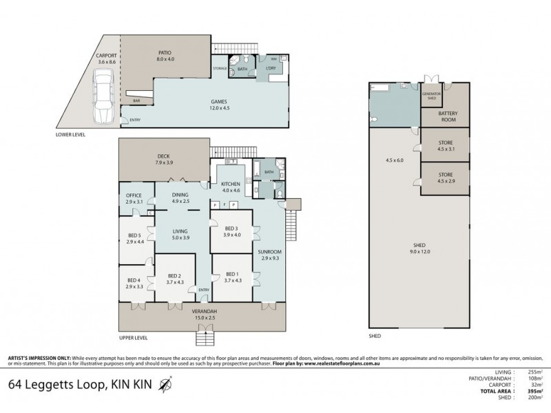64 Leggetts Loop, Kin Kin QLD 4571 Floorplan