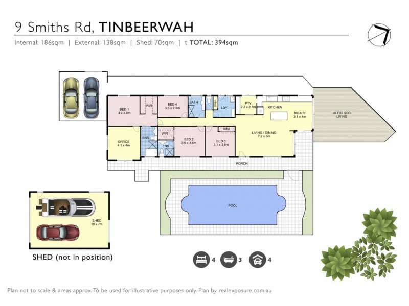 9 Smiths Road, Tinbeerwah QLD 4563 Floorplan