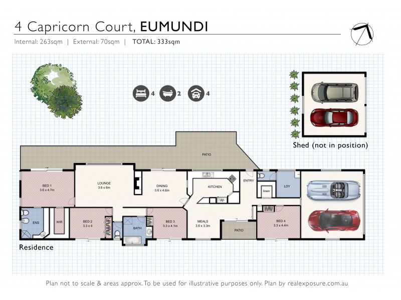 4 Capricorn Court, Eumundi QLD 4562 Floorplan
