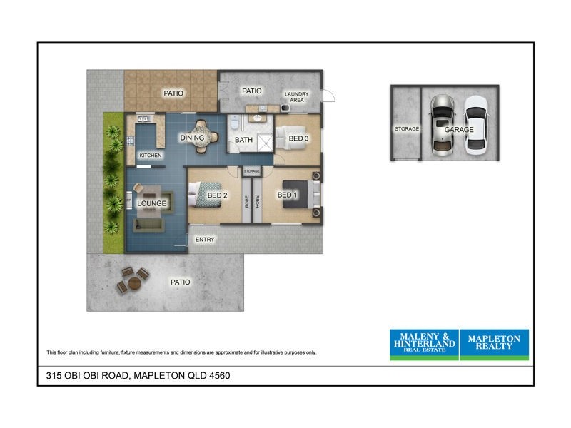 315 Obi Obi Road, Mapleton QLD 4560 Floorplan