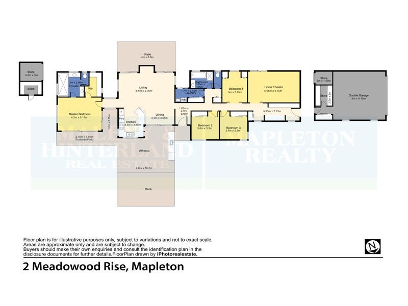 2 Meadowood Rise, Mapleton QLD 4560 Floorplan