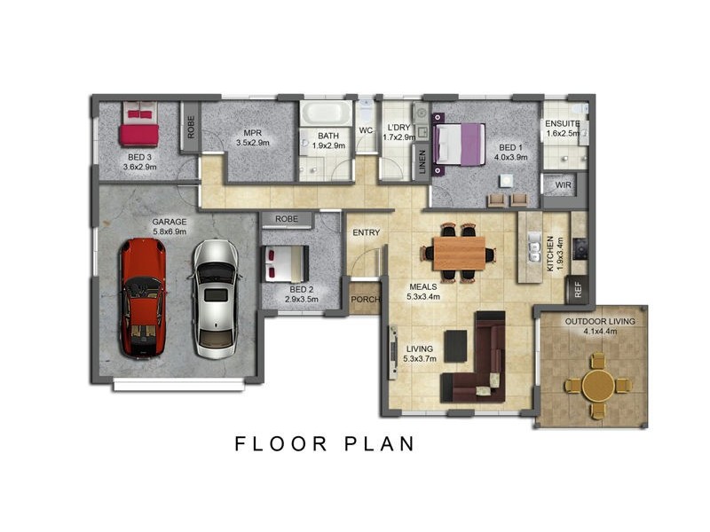 18 Tramline Rise The Grove, Burnside QLD 4560 Floorplan