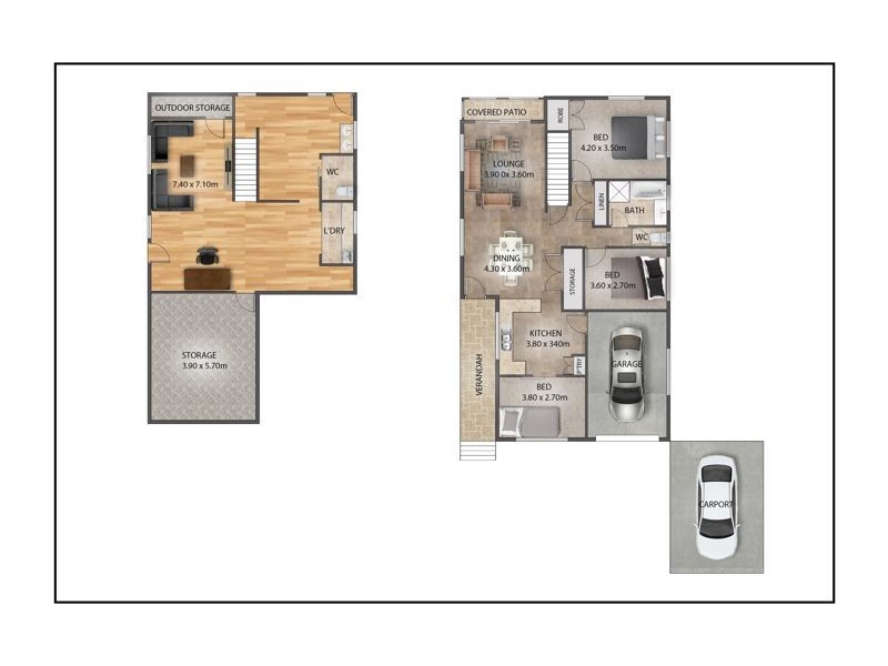 11 Flaxton Drive, Mapleton QLD 4560 Floorplan