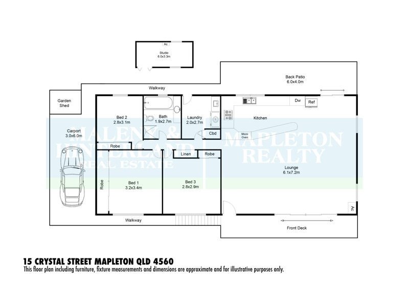 15 Crystal Street, Mapleton QLD 4560 Floorplan