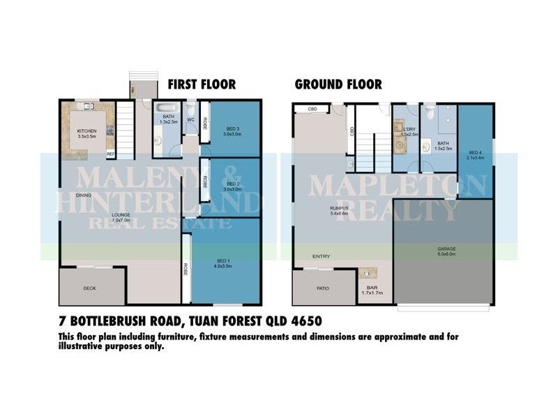 7 Bottlebrush Road, Tuan QLD 4650 Floorplan